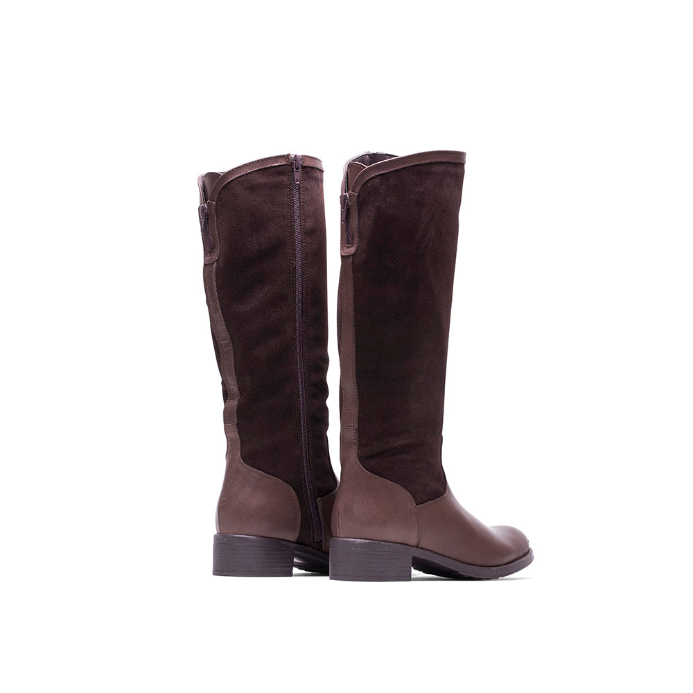 BOTA B-472R PIEL KRUST/SERRAJE MARRÓN