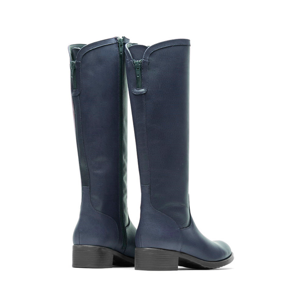 BOOT B-472R NAVY NAPPA
