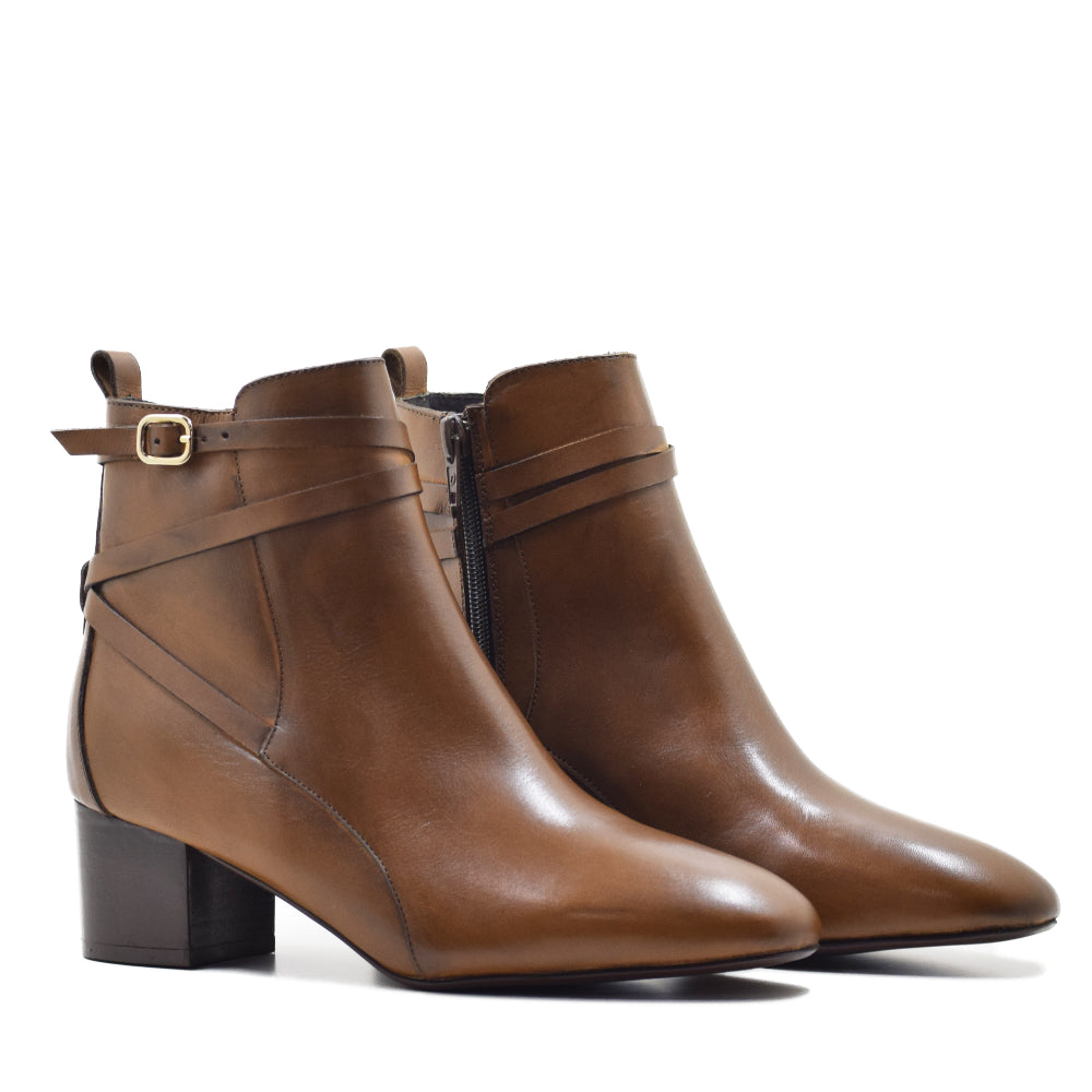 F-3225 KRUST CAMEL LEATHER BOOT