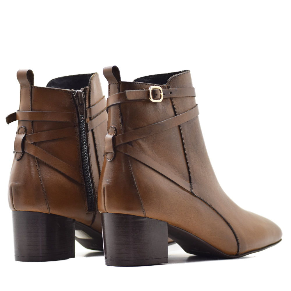 F-3225 KRUST CAMEL LEATHER BOOT