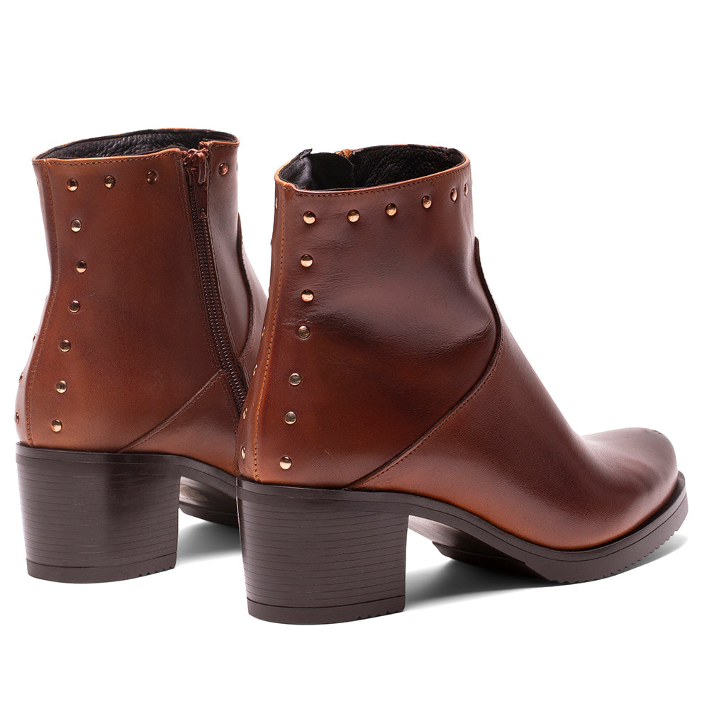 BOTIN ELSA TACON BAJO EN PIEL DIANA CUERO