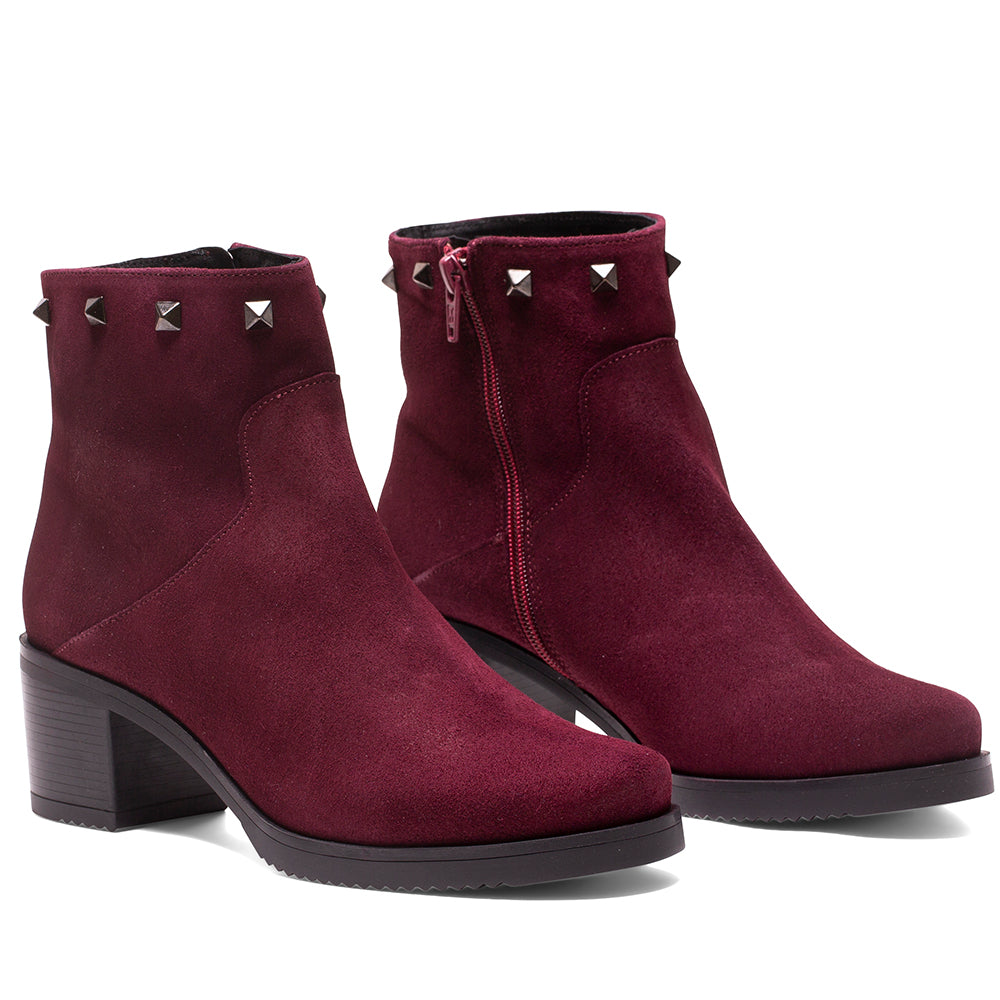 CA-207 WINE SUEDE BOOT