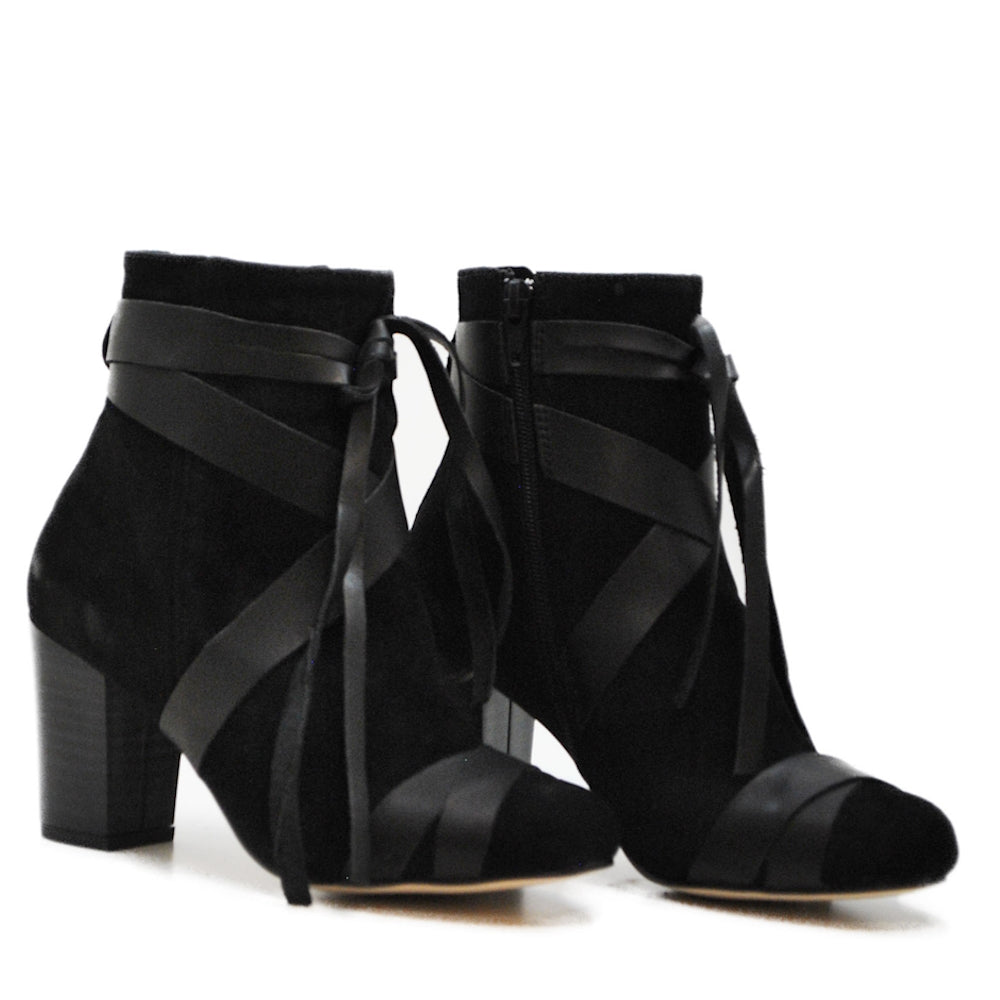 BOTIN LUTTRELL SERRAJE NEGRO/ NAPA NEGRO