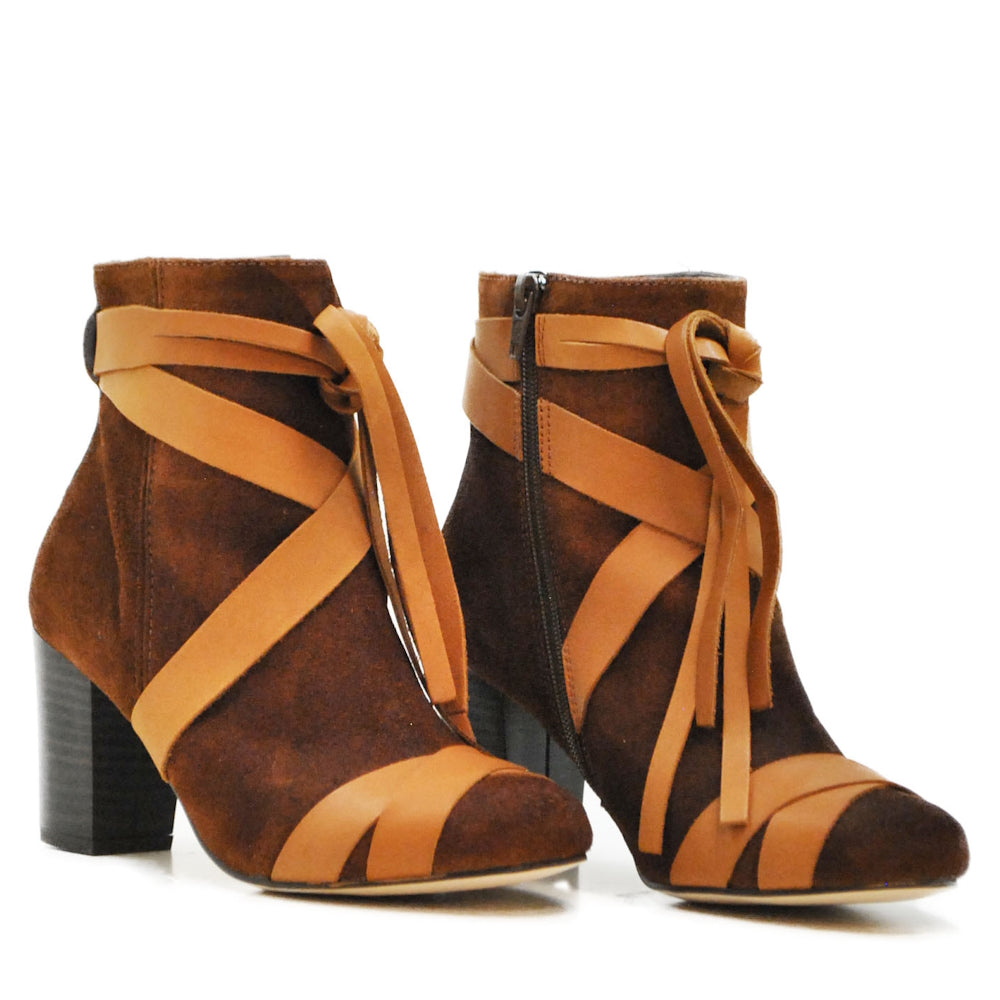 BOTIN LUTTRELL SERRAJE CUERO/ NAPA CUERO