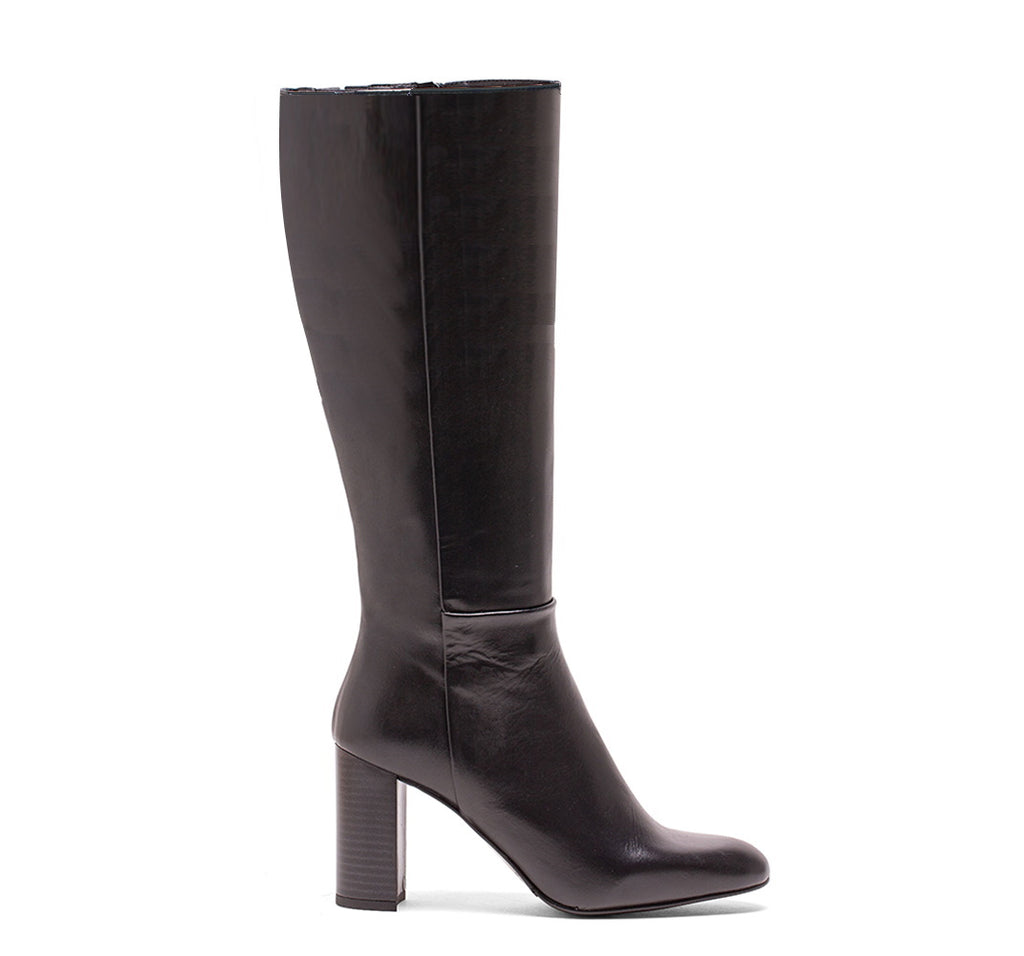 CA-616 BLACK LEATHER BOOT